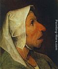 Pieter The Elder Bruegel Canvas Paintings - Portrait of an Old Woman